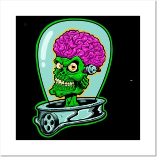 Mars Attacks! Alien Tee Front Posters and Art
